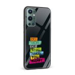 Typography Printed Glass Back Phone Case - Image 2