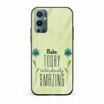 Typography Printed Glass Back Phone Case