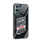 Typography Printed Glass Back Phone Case - Image 2