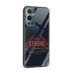 Typography Printed Glass Back Phone Case - Image 2