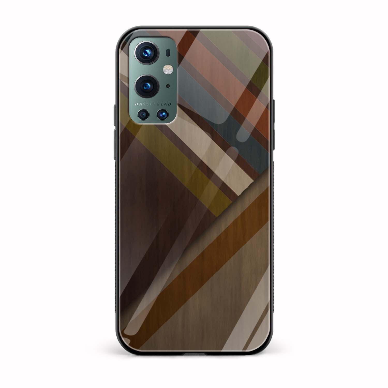 Wooden Texture Printed Glass Back Phone Case Wooden Texture Printed Glass Back Phone Case - Image 1