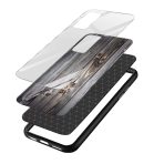 Wooden Texture Printed Glass Back Phone Case - Image 3