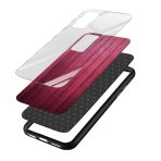 Wooden Texture Printed Glass Back Phone Case - Image 3