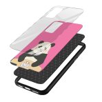 Panda Printed Glass Back Phone Case - Image 3