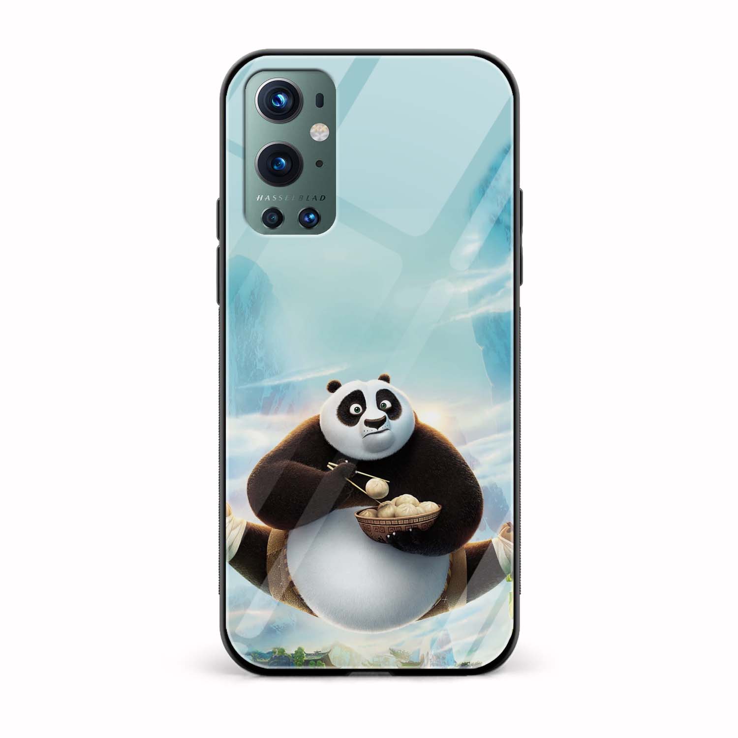 Panda Printed Glass Back Phone Case Panda Printed Glass Back Phone Case - Image 1