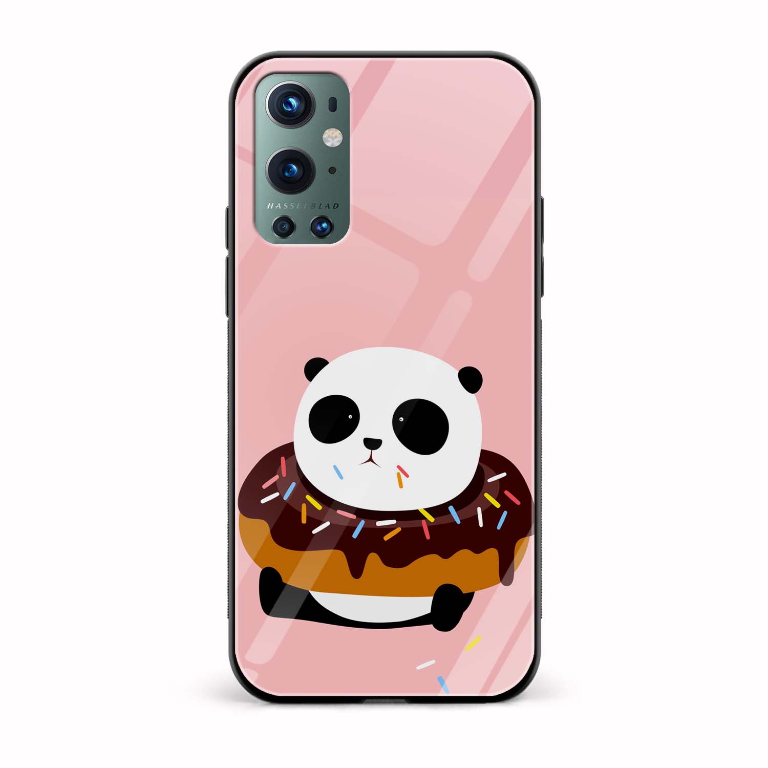Panda Printed Glass Back Phone Case Panda Printed Glass Back Phone Case - Image 1