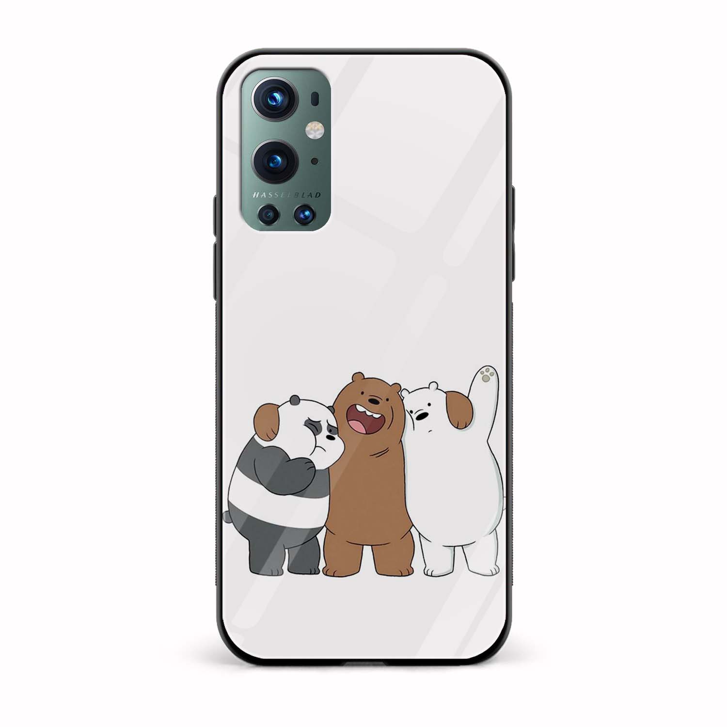 Panda Printed Glass Back Phone Case Panda Printed Glass Back Phone Case - Image 1