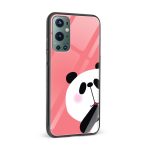 Panda Printed Glass Back Phone Case - Image 2