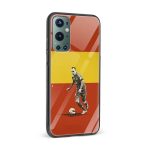 Football Printed Glass Back Phone Case - Image 2