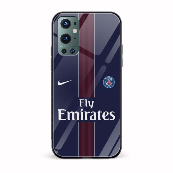 Football Printed Glass Back Phone Case
