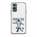 Football - Ronaldo Printed Glass Back Phone Case