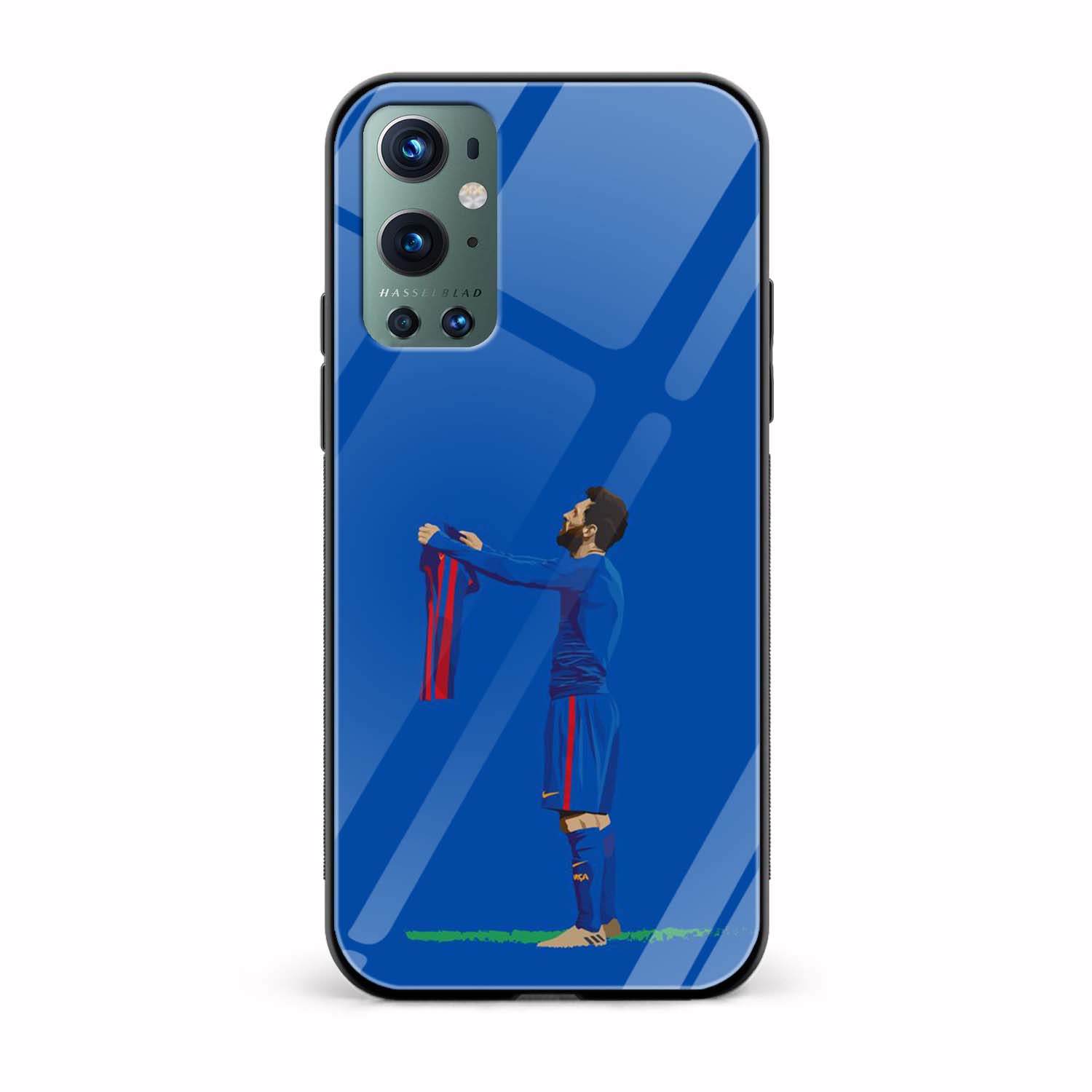 Football - Messi Printed Glass Back Phone Case Football - Messi Printed Glass Back Phone Case - Image 1