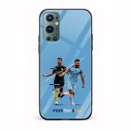 Football - Sergio Aguero Printed Glass Back Phone Case