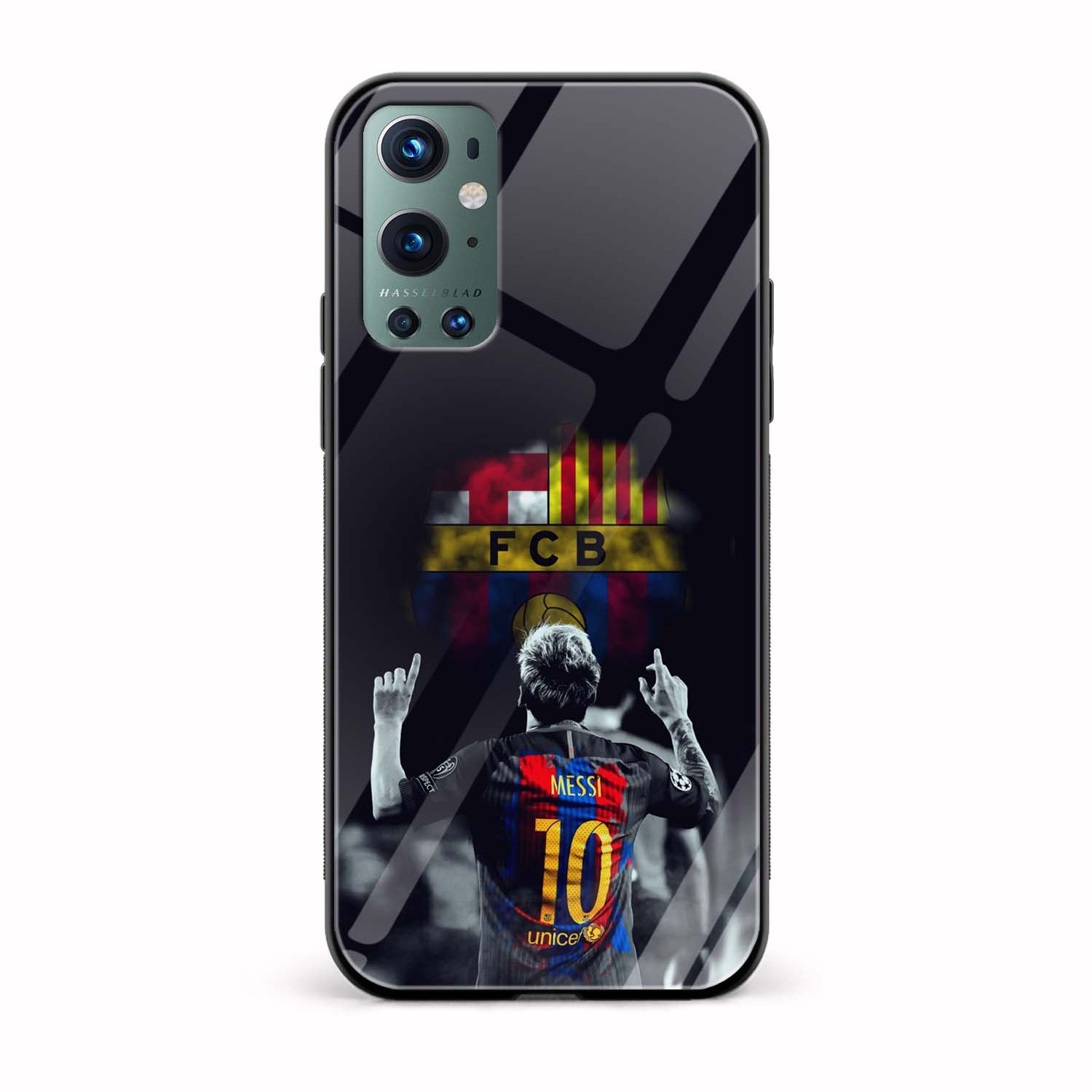 Football - Messi Printed Glass Back Phone Case Football - Messi Printed Glass Back Phone Case - Image 1