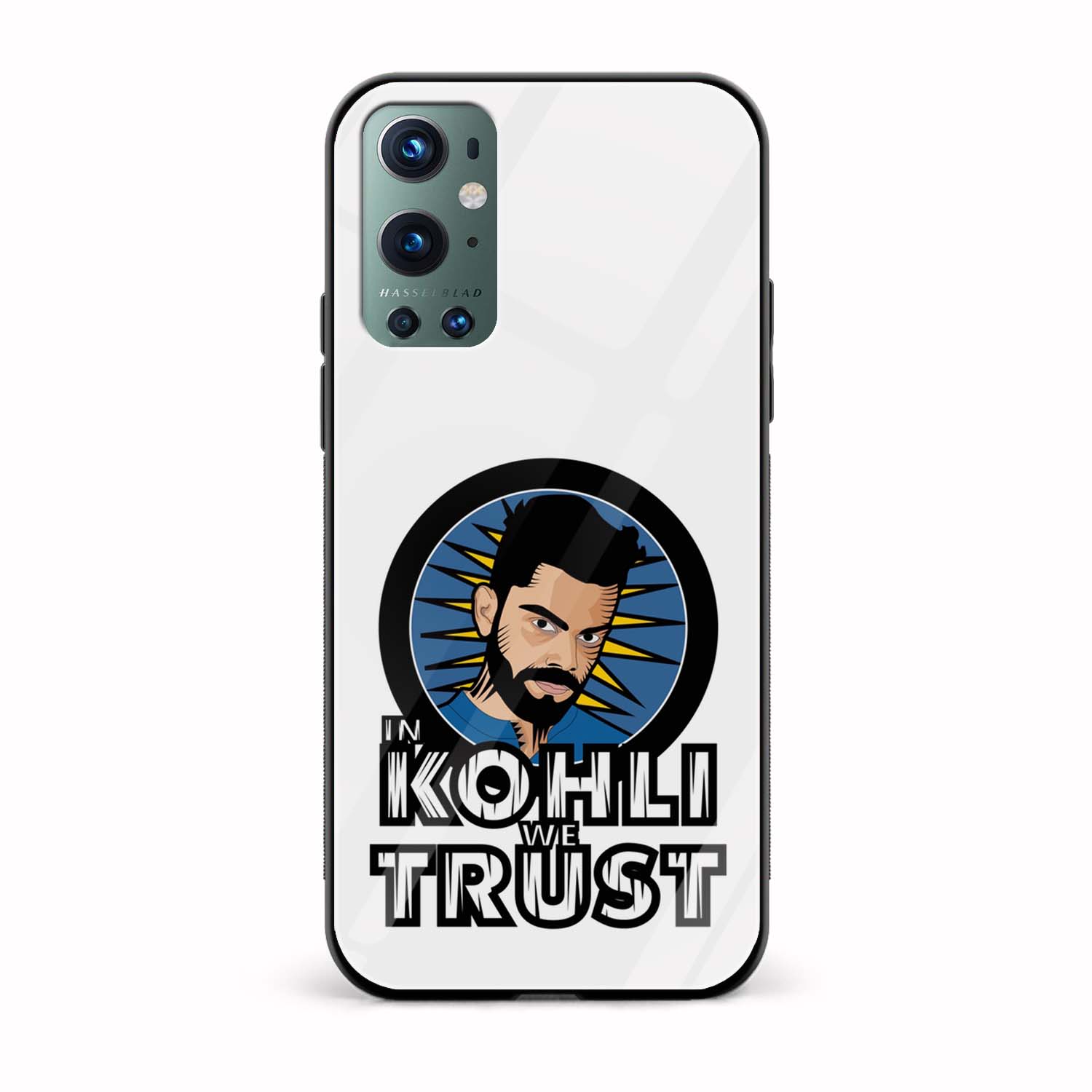 Cricket - Virat Kolhi Printed Glass Back Phone Case Cricket - Virat Kolhi Printed Glass Back Phone Case - Image 1