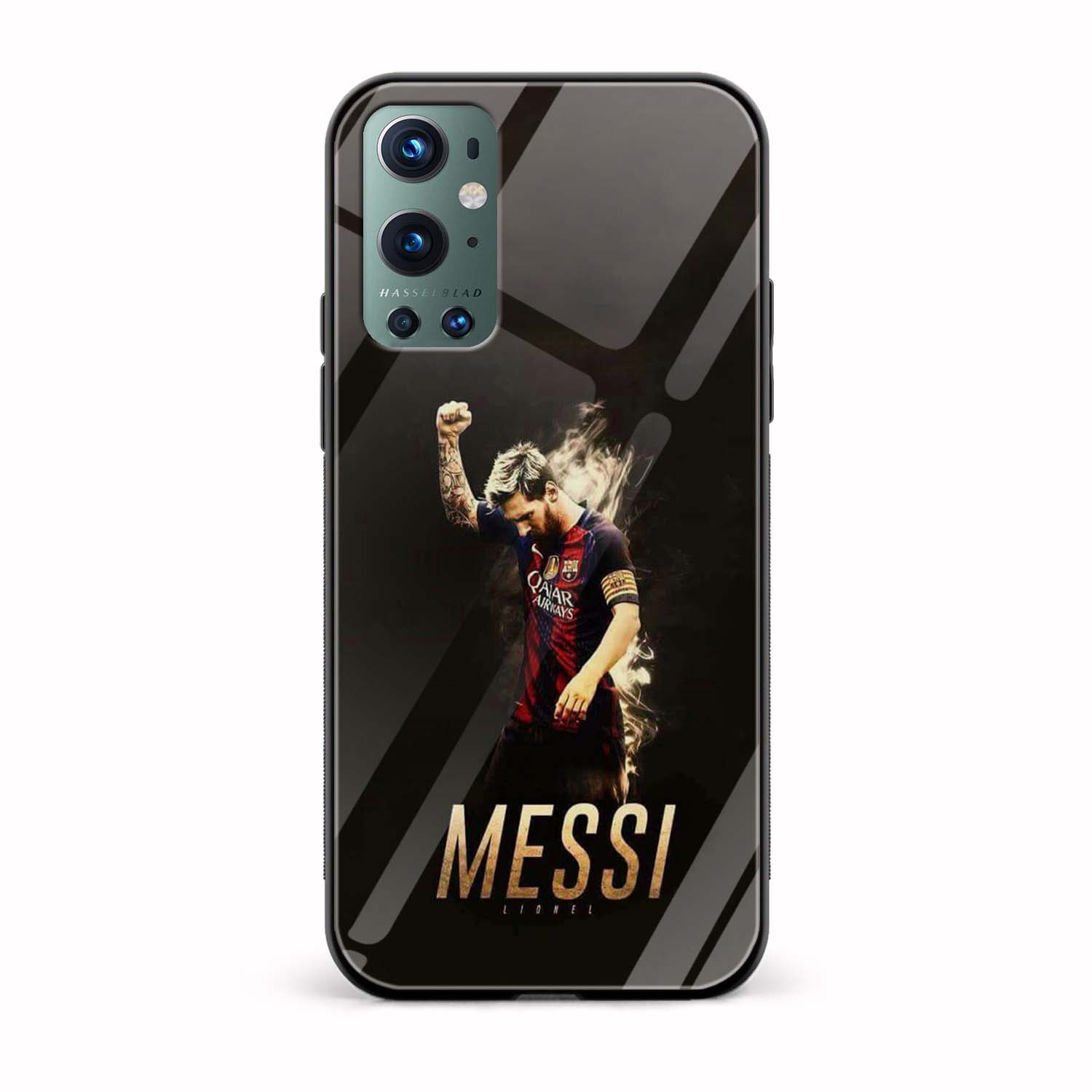 Football - Messi Printed Glass Back Phone Case Football - Messi Printed Glass Back Phone Case - Image 1