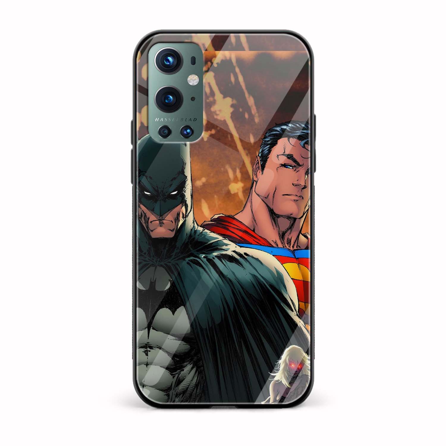 Superman Printed Glass Back Phone Case Superman Printed Glass Back Phone Case - Image 1