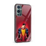 Superman Printed Glass Back Phone Case - Image 2