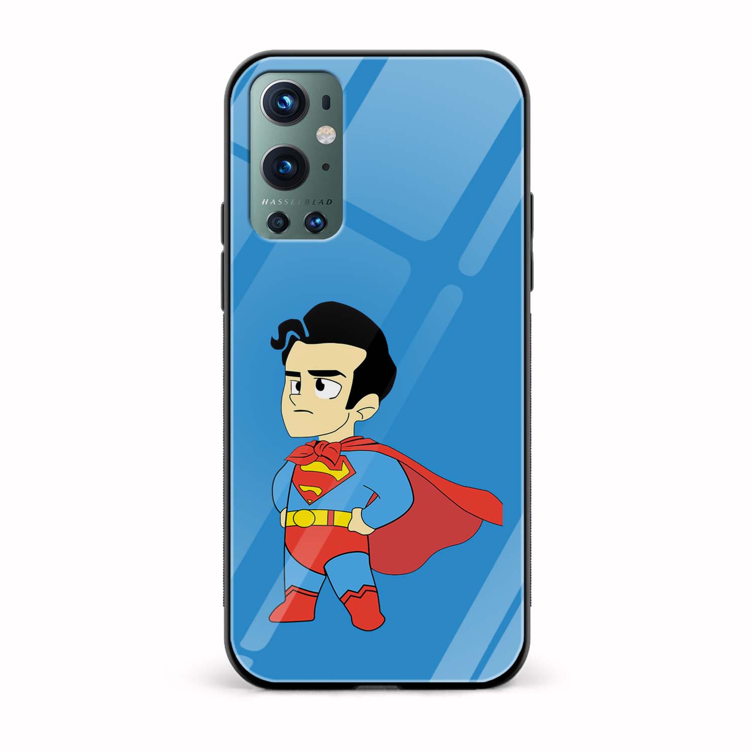 Superman - Animated Print Glass Back Phone Case Superman - Animated Print Glass Back Phone Case - Image 1