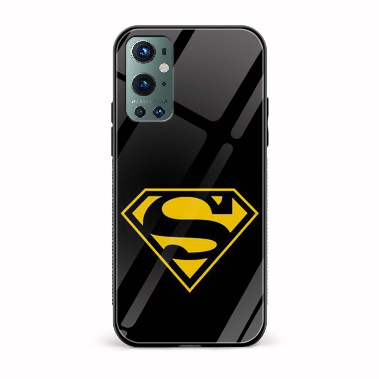 Superman Printed Glass Back Phone Case Superman Printed Glass Back Phone Case - Image 1