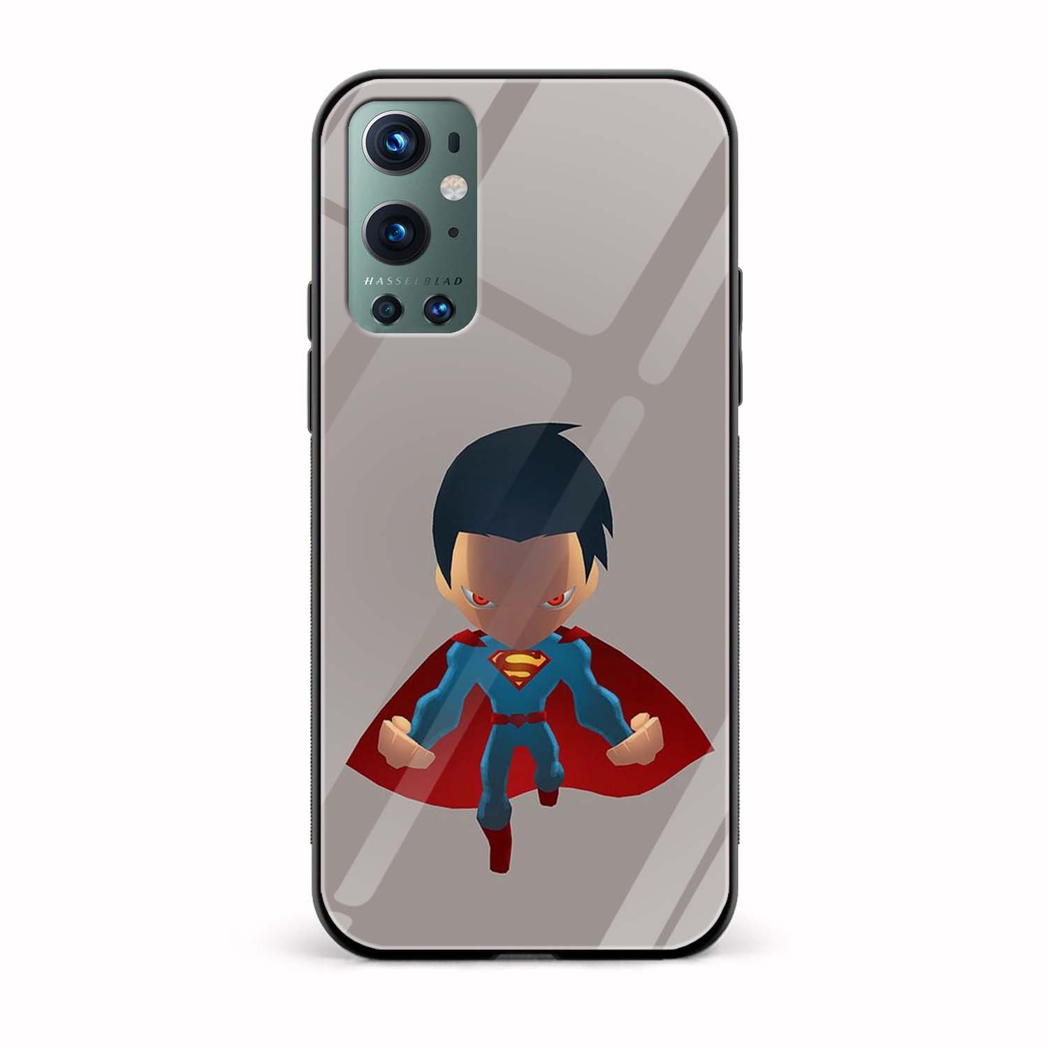 Superman - Animated Print Glass Back Phone Case Superman - Animated Print Glass Back Phone Case - Image 1