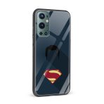 Superman Printed Glass Back Phone Case - Image 2