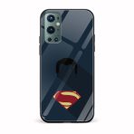 Superman Printed Glass Back Phone Case