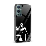 Batman Printed Glass Back Phone Case - Image 2