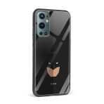 Batman Printed Glass Back Phone Case - Image 2