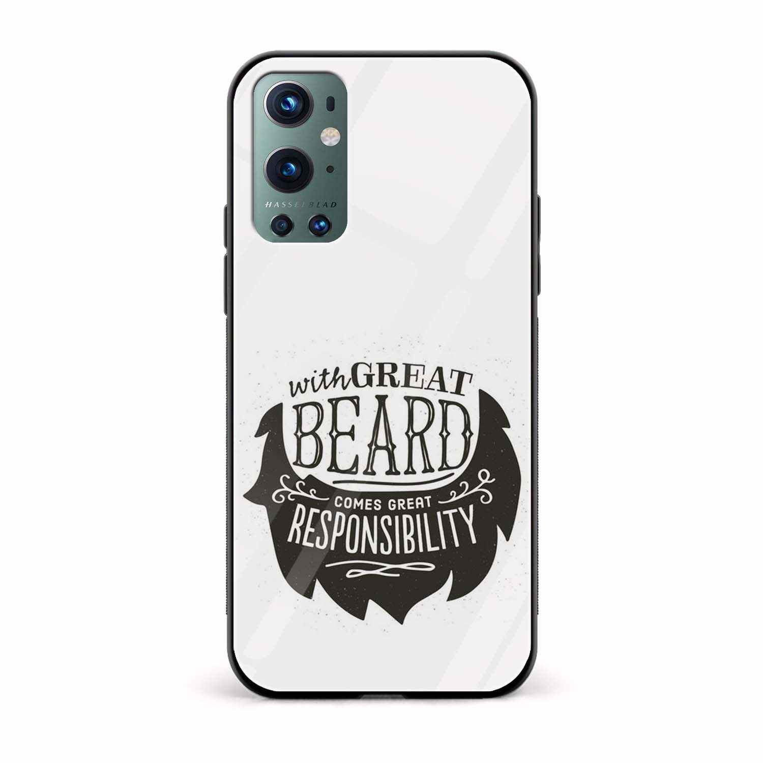 Typography Printed Glass Back Phone Case Typography Printed Glass Back Phone Case - Image 1