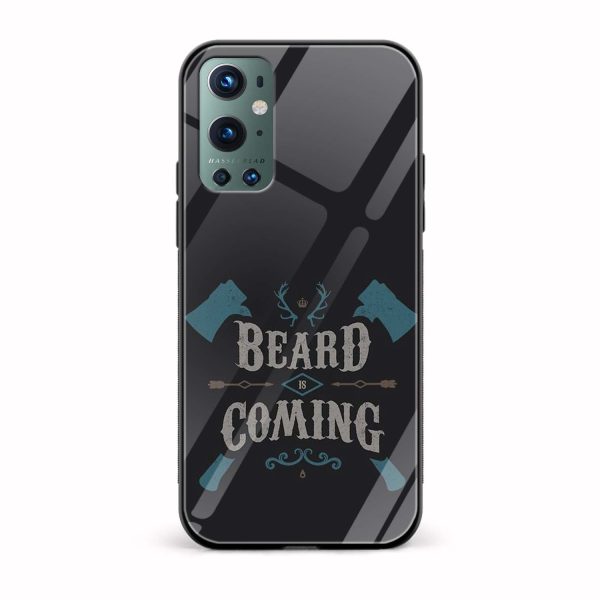 Typography Printed Glass Back Phone Case