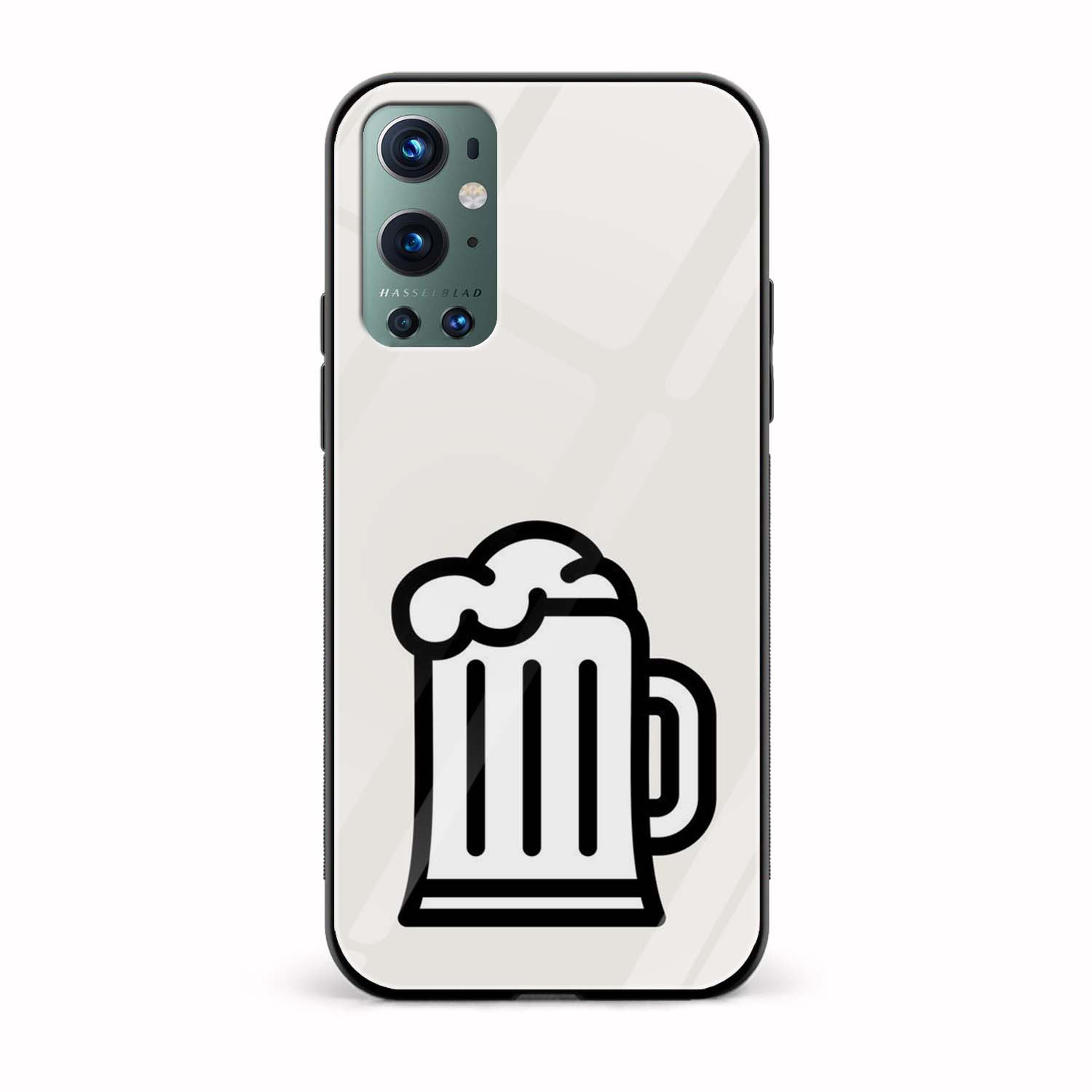 Beer Printed Glass Back Phone Case Beer Printed Glass Back Phone Case - Image 1
