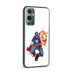 Captain America Printed Glass Back Phone Case - Image 2