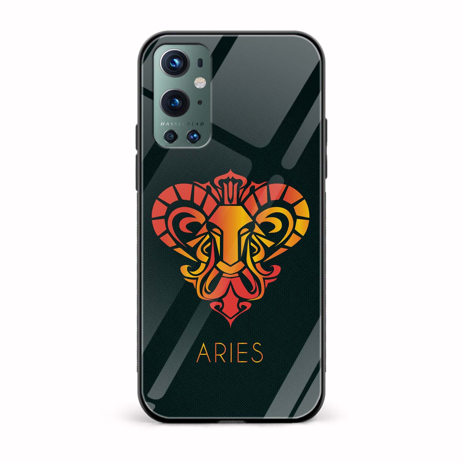 Zodiac Sign-ARIES Printed Glass Back Phone Case Zodiac Sign-ARIES Printed Glass Back Phone Case - Image 1