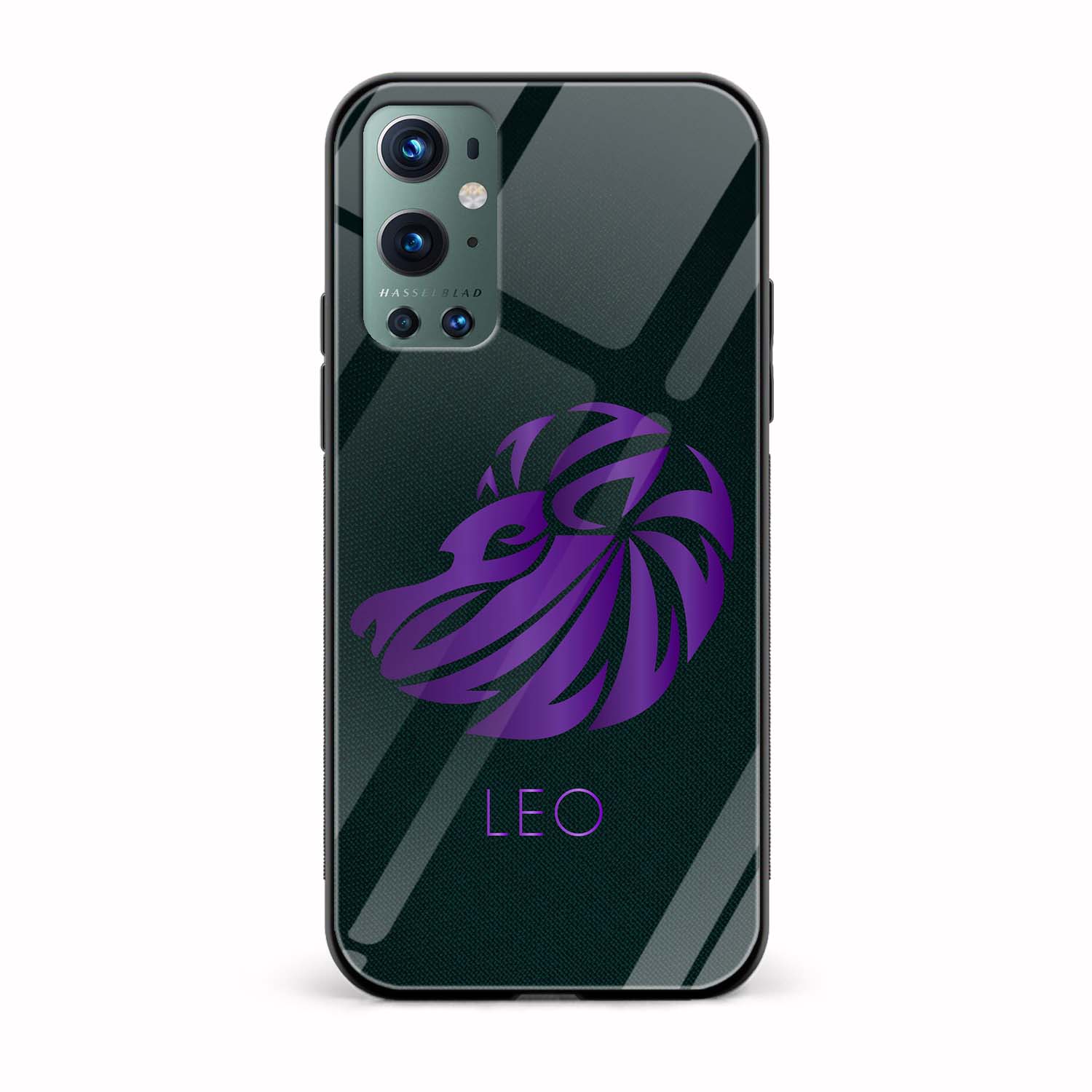 Zodiac Sign-LEO Printed Glass Back Phone Case Zodiac Sign-LEO Printed Glass Back Phone Case - Image 1