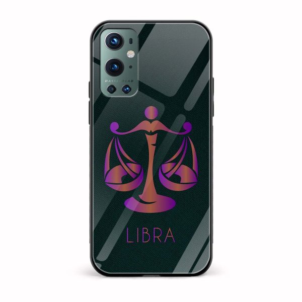 Zodiac Sign-LIBRA Printed Glass Back Phone Case