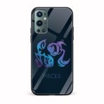 Zodiac Sign-PISCES Printed Glass Back Phone Case