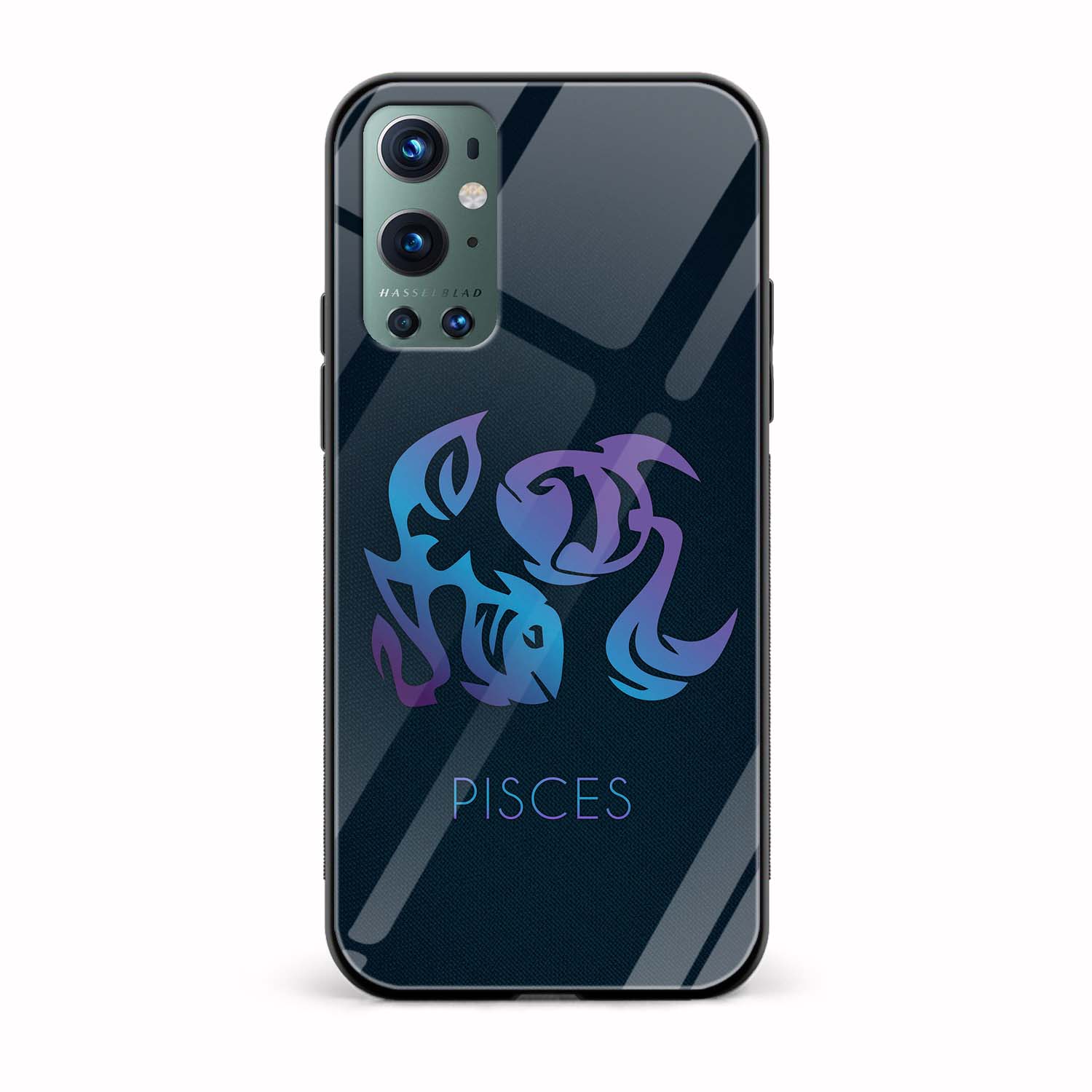 Zodiac Sign-PISCES Printed Glass Back Phone Case Zodiac Sign-PISCES Printed Glass Back Phone Case - Image 1