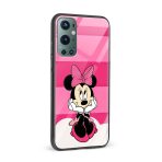 Minnie Mouse Printed Glass Back Phone Case - Image 2
