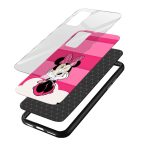 Minnie Mouse Printed Glass Back Phone Case - Image 3
