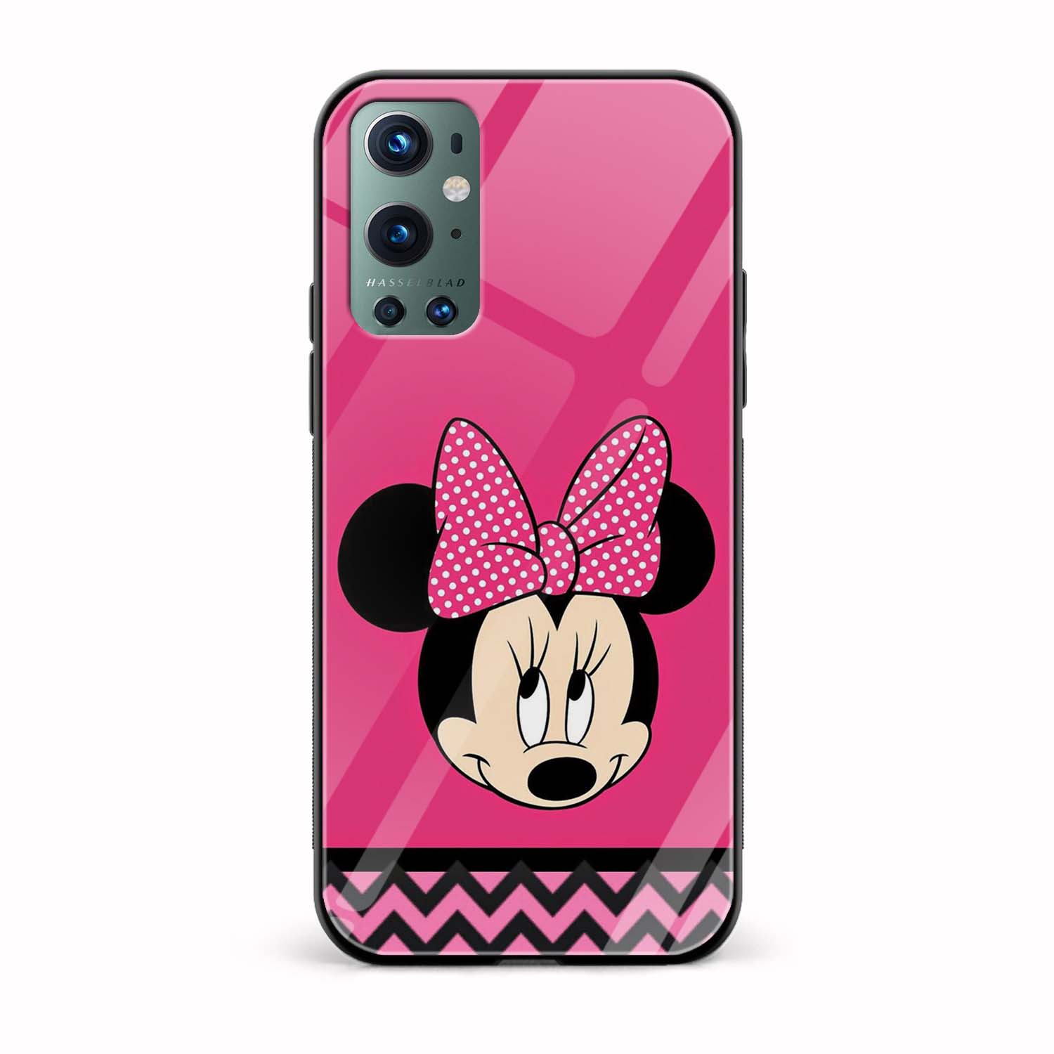 Minnie Mouse Printed Glass Back Phone Case Minnie Mouse Printed Glass Back Phone Case - Image 1