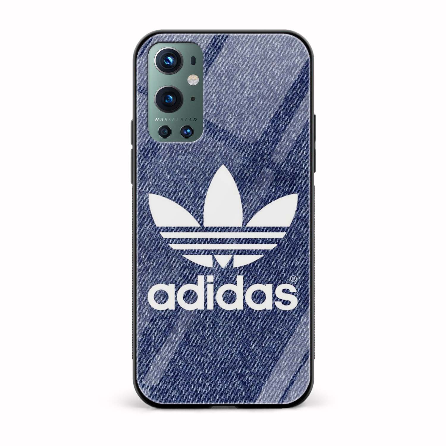 Denim Printed Glass Back Phone Case Denim Printed Glass Back Phone Case - Image 1