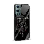 Follow Your Dreams Dreamcatcher Printed Glass Back Phone Case - Image 2
