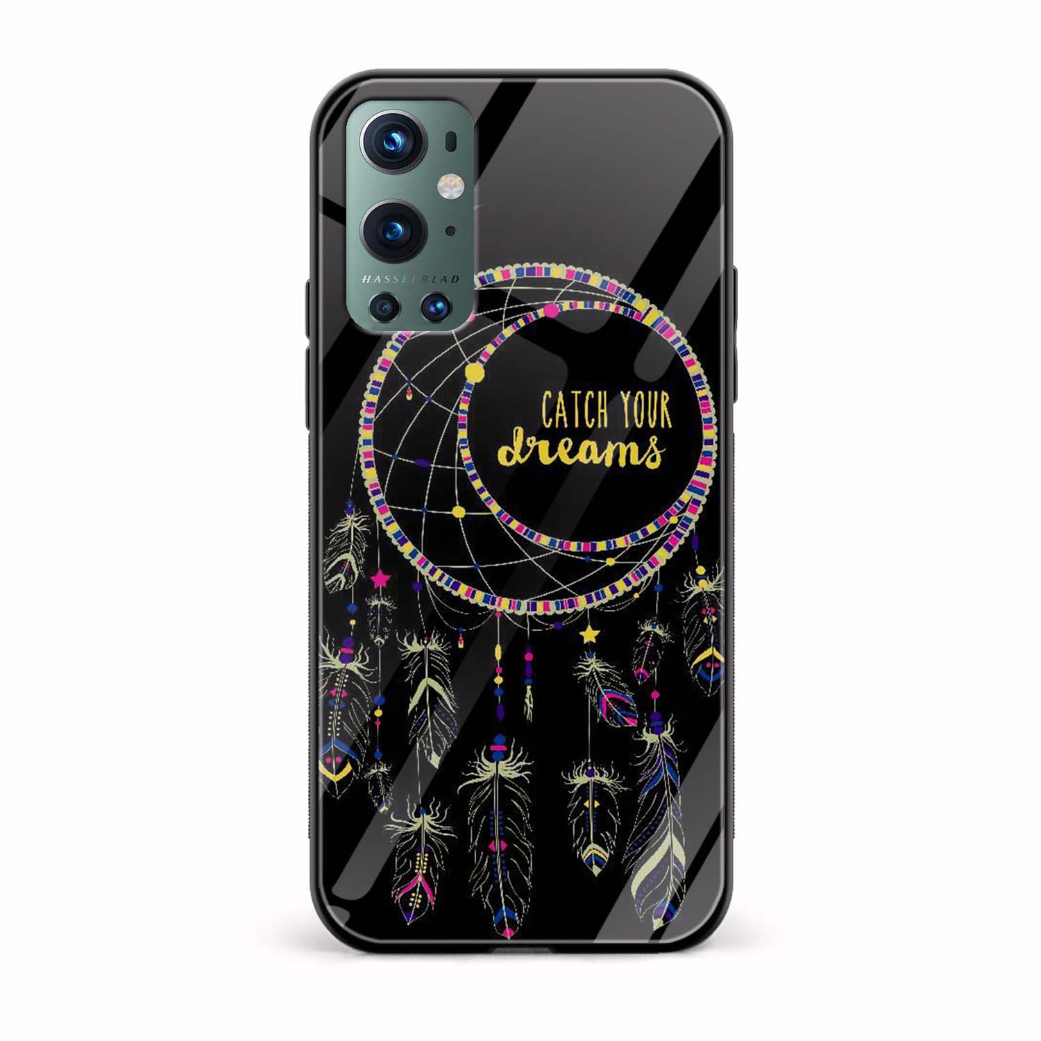 Catch Your Dreams Dreamcatcher Printed Glass Back Phone Case Catch Your Dreams Dreamcatcher Printed Glass Back Phone Case - Image 1