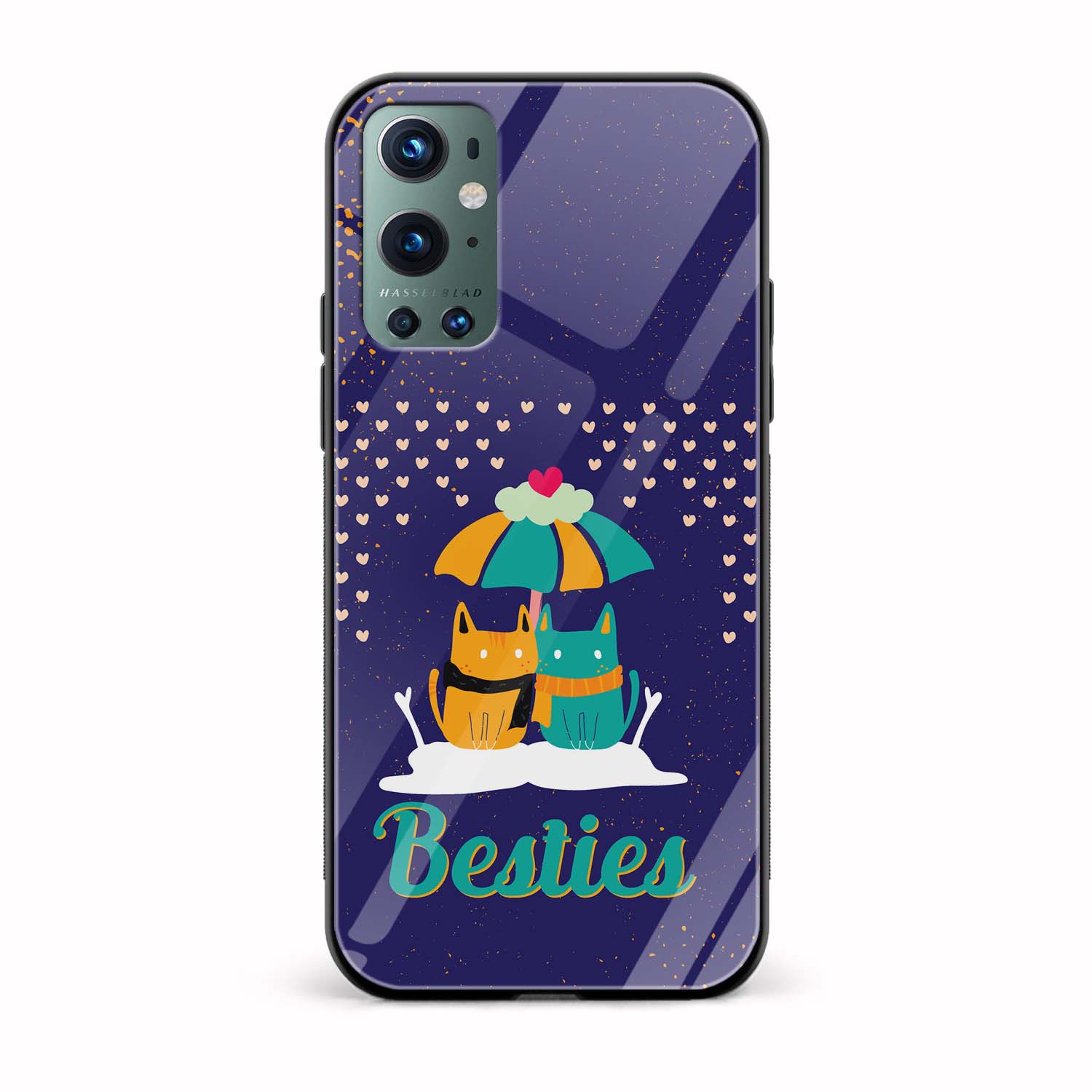 Besties Printed Glass Back Phone Case Besties Printed Glass Back Phone Case - Image 1