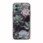 Floral Printed Glass Back Phone Case