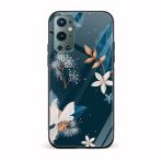 Floral Printed Glass Back Phone Case