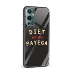 Diet Na Ho Payega Printed Glass Back Phone Case - Image 2