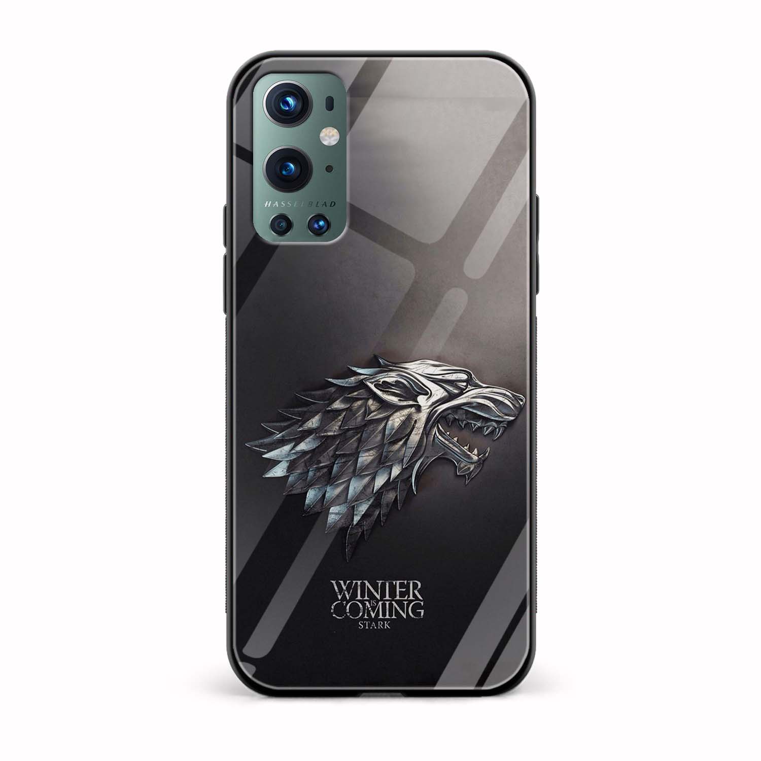 Winter Is Coming Printed Glass Back Phone Case Winter Is Coming Printed Glass Back Phone Case - Image 1