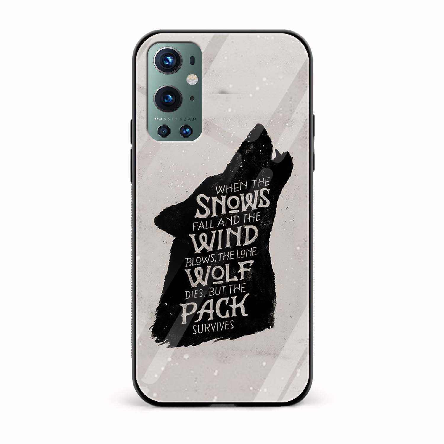 House Of Stark Printed Glass Back Phone Case House Of Stark Printed Glass Back Phone Case - Image 1